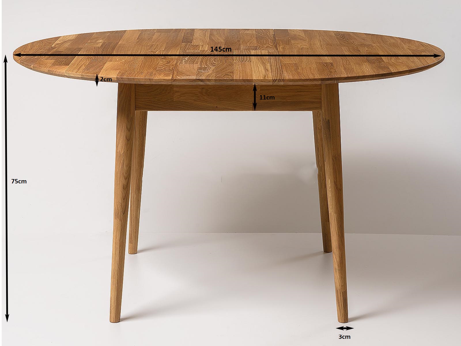 stół dębowy Bergen 145cm Meble Magnat